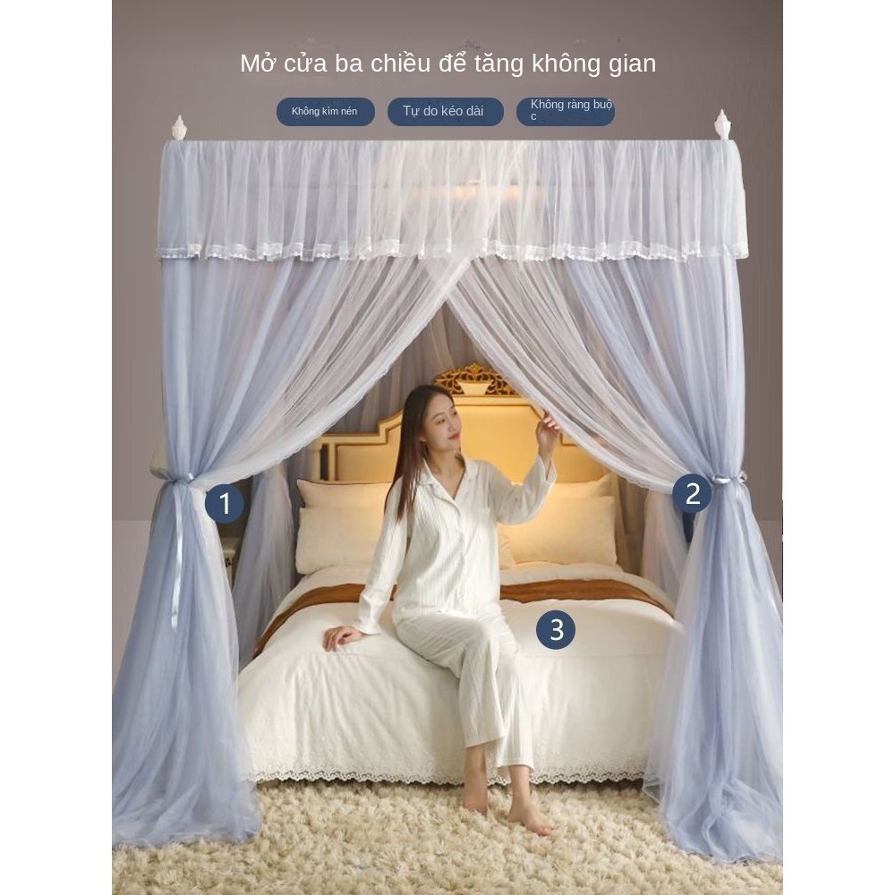 EDEN SLEEP mùng khung chống muỗi,màn khung cho phòng ngủ gia đình 1,2m-1,5m-2,0m giường đôi,rèm giường mùa hè