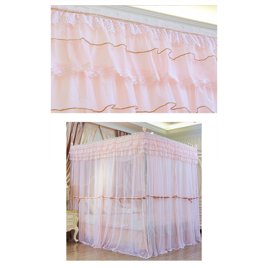 Màn khung không khoan tường EASY DREAM chống muỗi - trang trí phòng ngủ phòng cưới