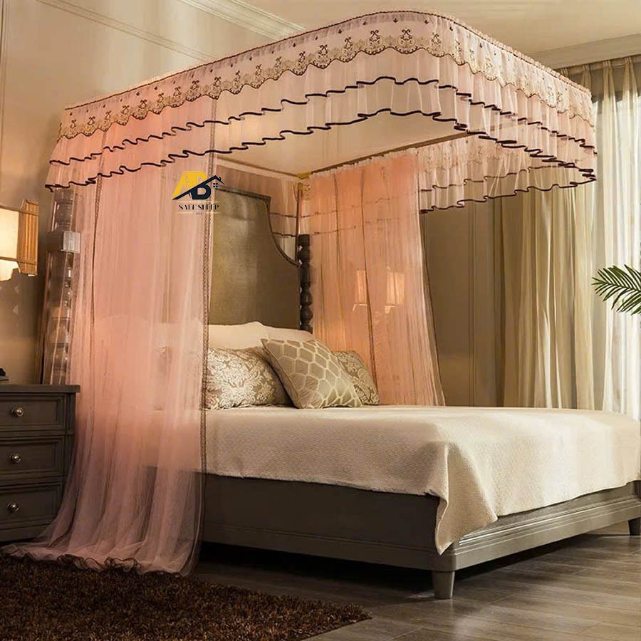 【BẢN 2024 】 Màn khung không khoan tường tường chống muỗi cao cấp SAFE SLEEP