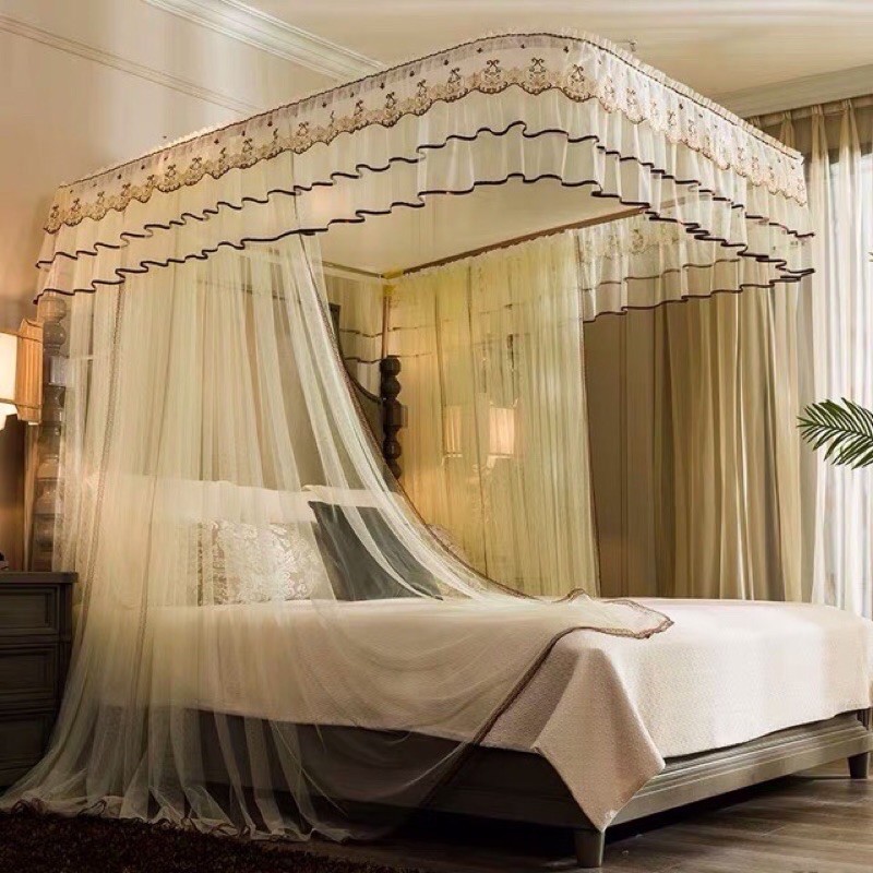 Màn/ mùng khung 2 cột không khoan tường