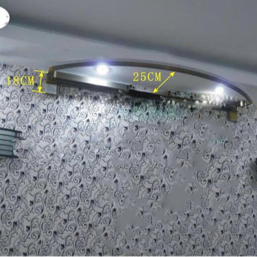 Màn khung (mùng)  bán nguyệt xếp gọn đẩy sát tường- chống muỗi - có dây kéo