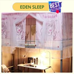 EDEN SLEEP mùng khung ký túc xá sinh viên đại học rèm che giường ngủ màn chống muỗi giường tầng rèm giường đơn