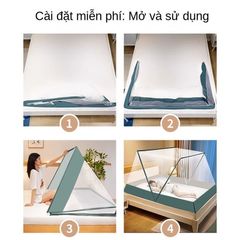 # Tấm Chắn Chống Muỗi Gấp Ký Túc Xá Sinh Viên 2024 Giường Đơn Gia Đình Yurt Mẫu Mới Miễn Phí Lắp Lều
