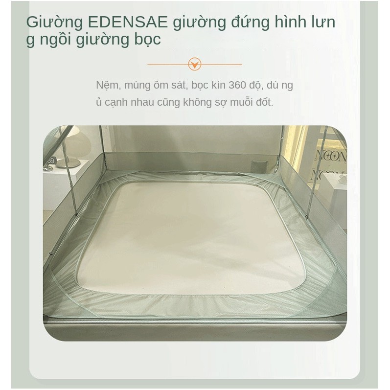 Màn Khung Vuông Cao Cấp Chống Muỗi - Chống bé Ngã - Màn ngủ công chúa hiện đại