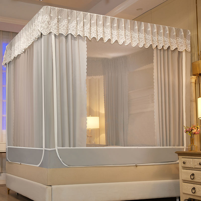 EDEN SLEEP màn chống muỗi trọn bộ, mùng khung rèm chắn sáng cho gia đình, dây kéo rèm giường phòng ngủ