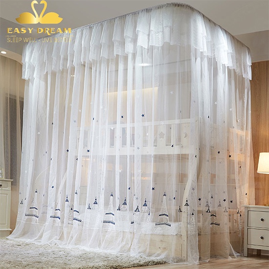 Mùng ngủ cao cấp EASY DREAM ,màn khung không khoan tường chống muỗi dành cho giường tầng trẻ em màn cho bé