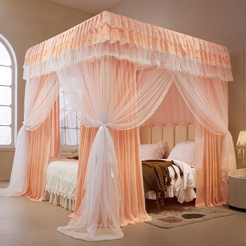 EDEN SLEEP Màn mùng khung chống muỗi phong cách Châu Âu, rèm giường kín hoàn toàn cản ánh sáng chống bụi