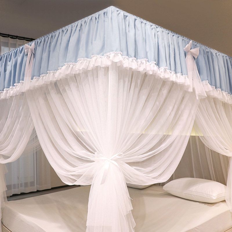 EDEN SLEEP Màn Chống Muỗi Phong Cách Công Chúa Gia Dụng Kiểu Mới Lều Ren Hoa Văn Phòng Ngủ Khung Sàn Màn Chống Muỗi