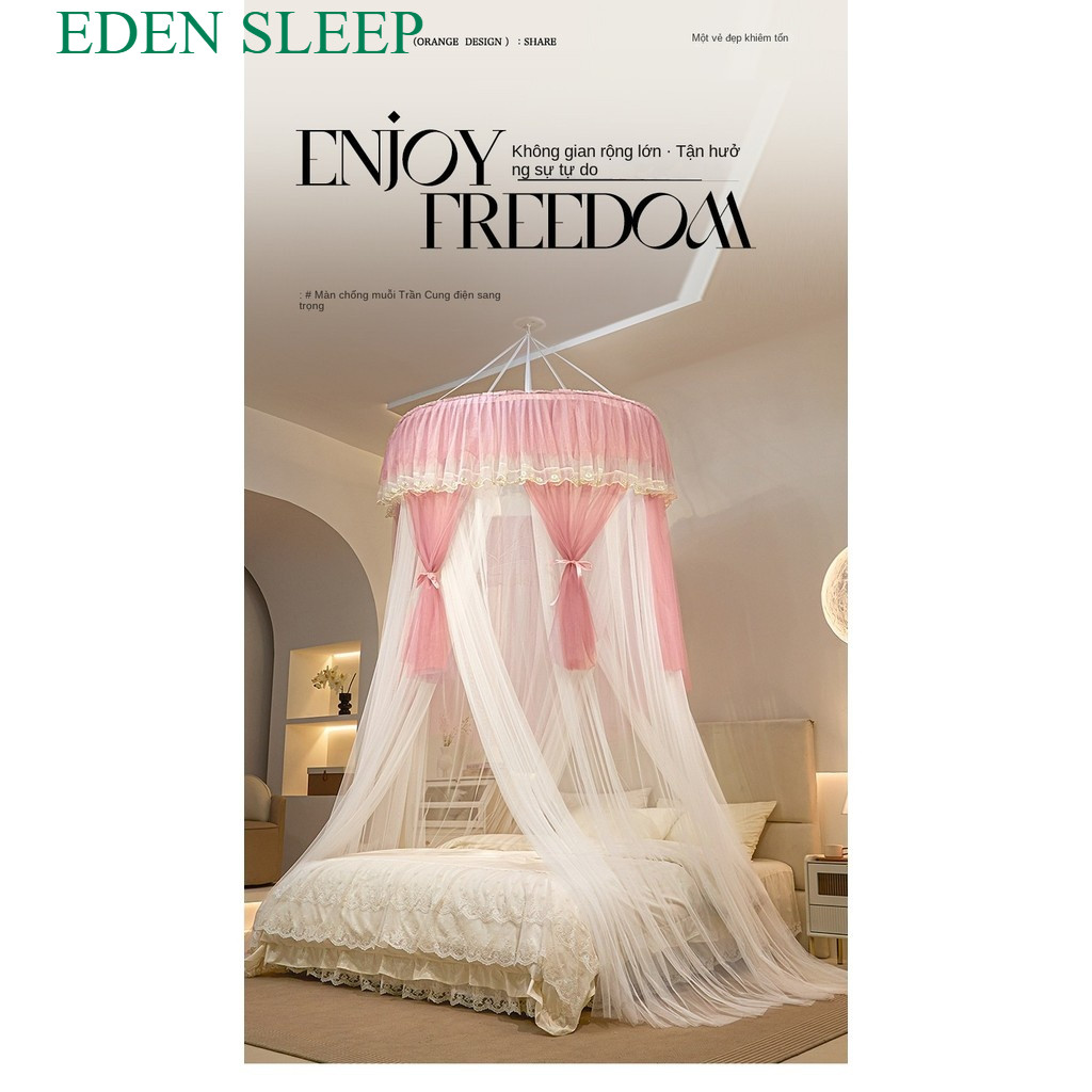 Công chúa kiểu mới trần lưới chống muỗi hình tròn  màn tròn công chúa