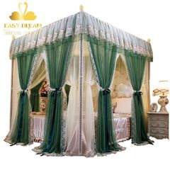 Màn mùng khung không khoan tường mùng ngủ công chúa  EASY DREAM khung inox cao cấp không gỉ - chống  muỗi côn trùng