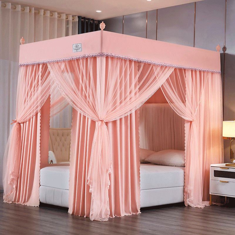 EDEN SLEEP Màn chống muỗi gia đình, Mùng khung chống bụi phòng ngủ Rèm chắn sáng dày 1,5m-1,8m màn khung