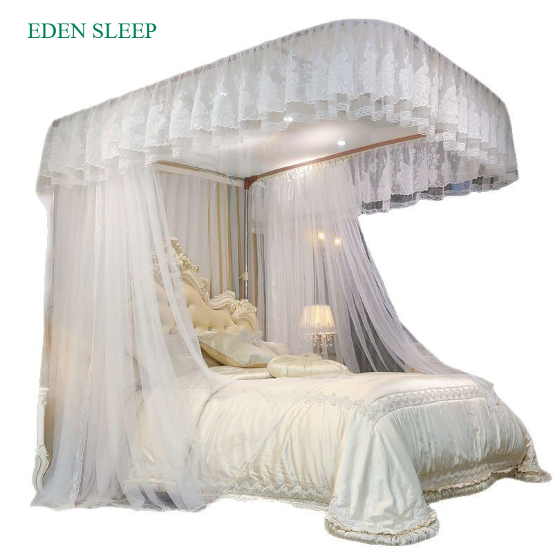 Màn mùng khung không khoan tường , màn ngủ công chúa hiện đại phong cách mới chống muỗi