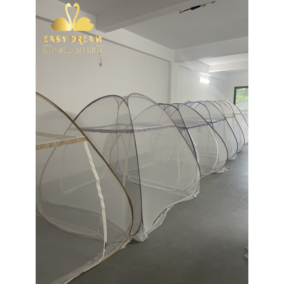 Mùng chụp tự bung gấp gọn người lớn - 3 cửa cao 165cm - gấp xếp gọn siêu tiện lợi màn tự bung -mùng ngủ chống muỗi