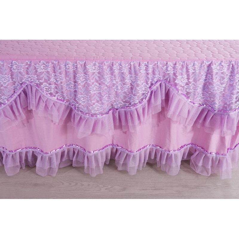 Chăn ga gối cưới cotton cao cấp ren thêu