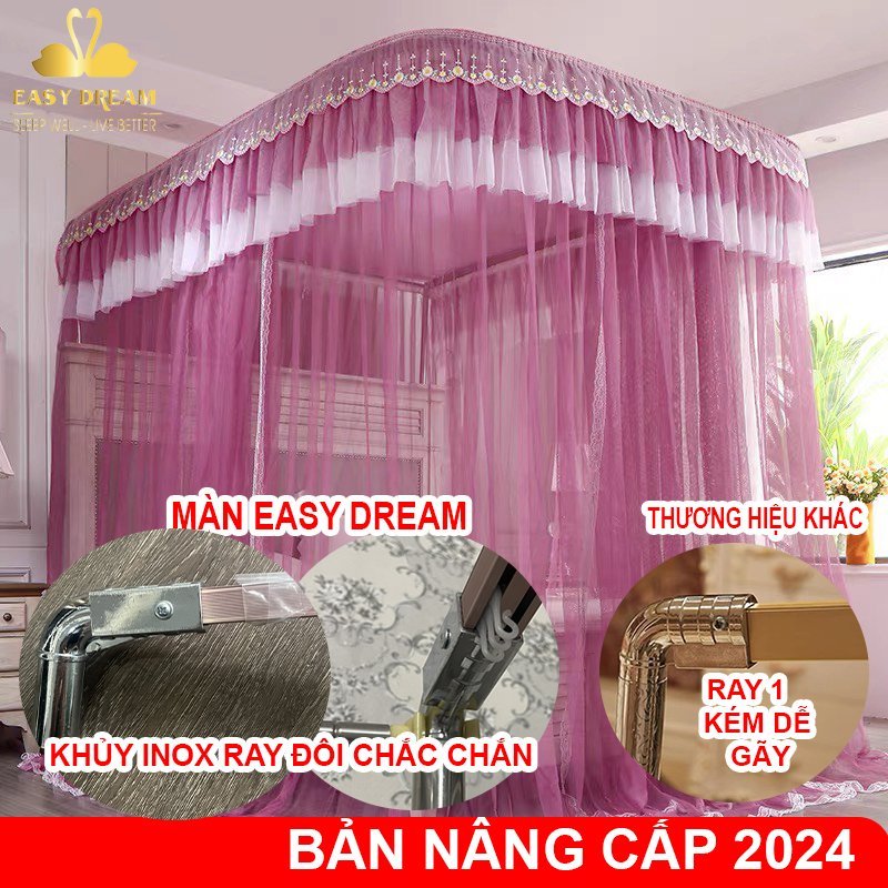 Màn khung không khoan  tường -Mùng ngủ cao  cấp