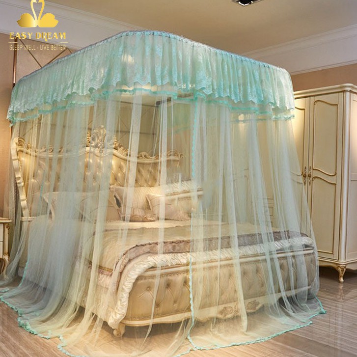 Mùng ( màn ) màn khung không khoan tường chống muỗi trang trí phòng ngủ phòng cưới resort