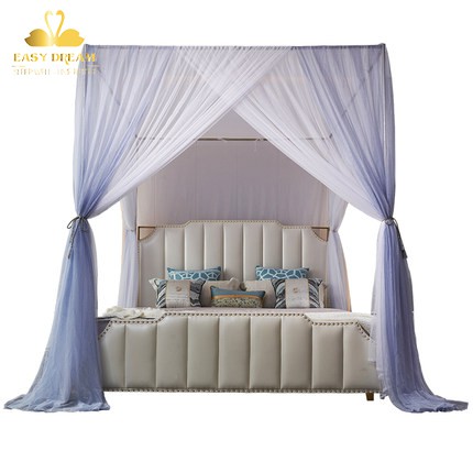 Màn [ mùng ] khung chống muỗi không khoan tường  chống côn trùng, muỗi , khung inox ,cao 2m15 , vải 2 lớp