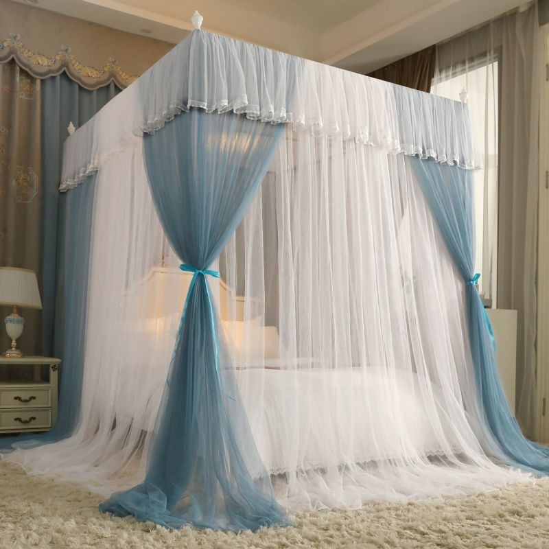EDEN SLEEP mùng khung chống muỗi,màn khung cho phòng ngủ gia đình 1,2m-1,5m-2,0m giường đôi,rèm giường mùa hè