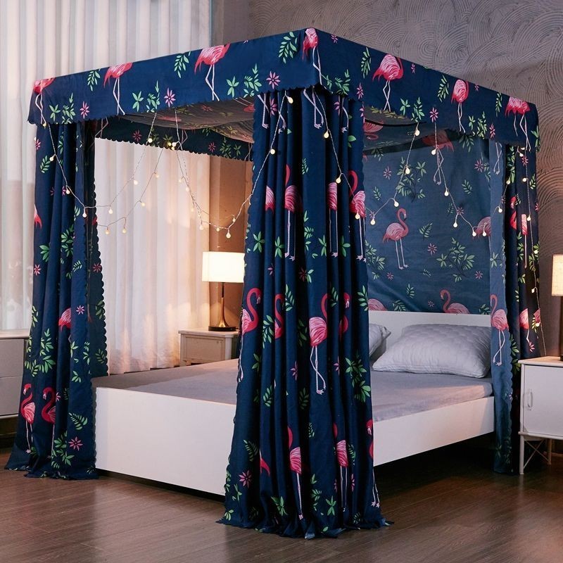 EDEN SLEEP Trọn bộ màn mùng khung chống muỗi, rèm cản sáng cho giường,chống gió, thoáng khí, chống bụi