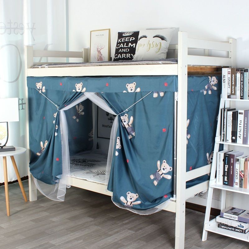 EDEN SLEEP Rèm che giường ngủ tầng dưới ký túc xá sinh viên đại học, màn chụp chống muỗi không có khung, cản sáng