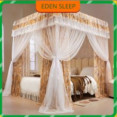 Rèm Giường Kín Hoàn Toàn Phong Cách Công Chúa Phong Cách Châu Âu Mẫu Mới Rèm Cửa Chống Muỗi Rèm Sàn Gia Dụng Chống Muỗi