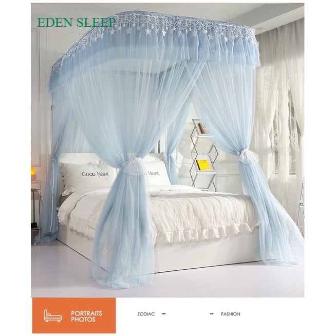 Màn / Mùng nâng hạ chiều cao  khung, thu gọn; 2 cột không khoan tường