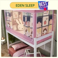 EDEN SLEEP Màn mùng khung chống muỗi giường tầng trên và dưới ký túc xá sinh viên, rèm giường cản sáng 3 cửa