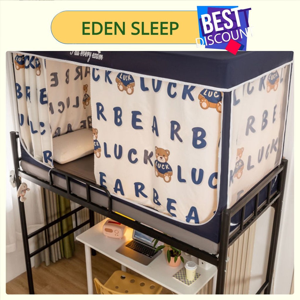 EDEN SLEEP Màn mùng khung chống muỗi ký túc xá sinh viên, rèm che giường ngủ giường tầng dưới chắn sáng mùa hè