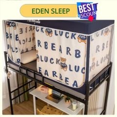 EDEN SLEEP Màn mùng khung chống muỗi ký túc xá sinh viên, rèm che giường ngủ giường tầng dưới chắn sáng mùa hè