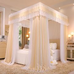 Màn Chống Muỗi Hai Lớp Hai Cực Dày Dặn, Rèm Giường Che Nắng, Rèm Chống Bụi Kín Hoàn Toàn, Rèm Khóa Mã Hóa Ba Cửa, Gạc Tà