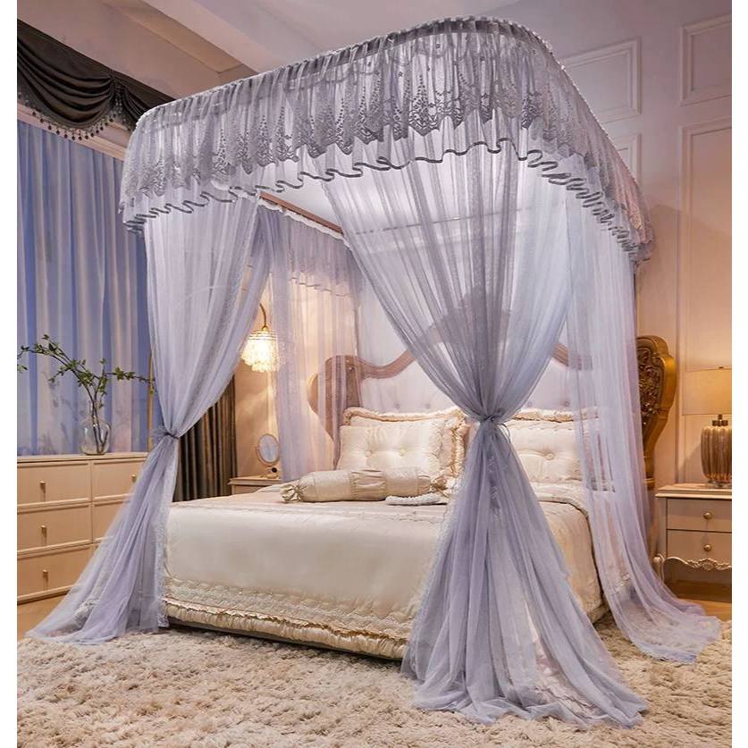 Màn khung khung không khoan tường màn  ngủ cao cấp chống muỗi