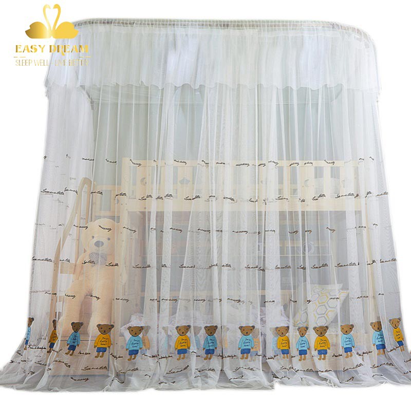 Mùng ngủ cao cấp EASY DREAM ,màn khung không khoan tường chống muỗi dành cho giường tầng trẻ em màn cho bé