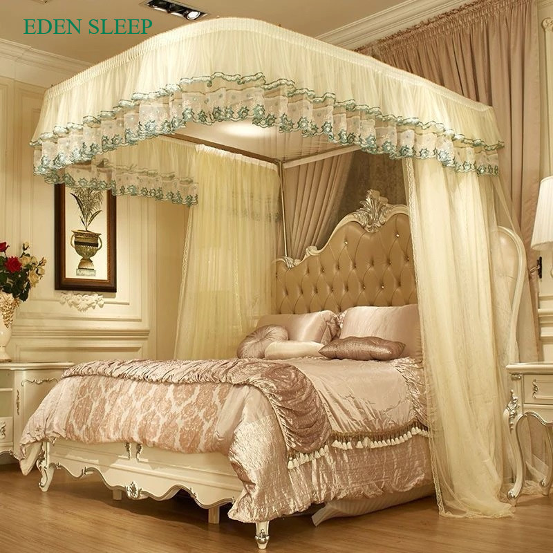 【BẢN 2024 】 Màn / Mùng khung inox không khoan tường cao cấp A27 chống muỗi  , màn ngủ công chúa SẮN HÀNG