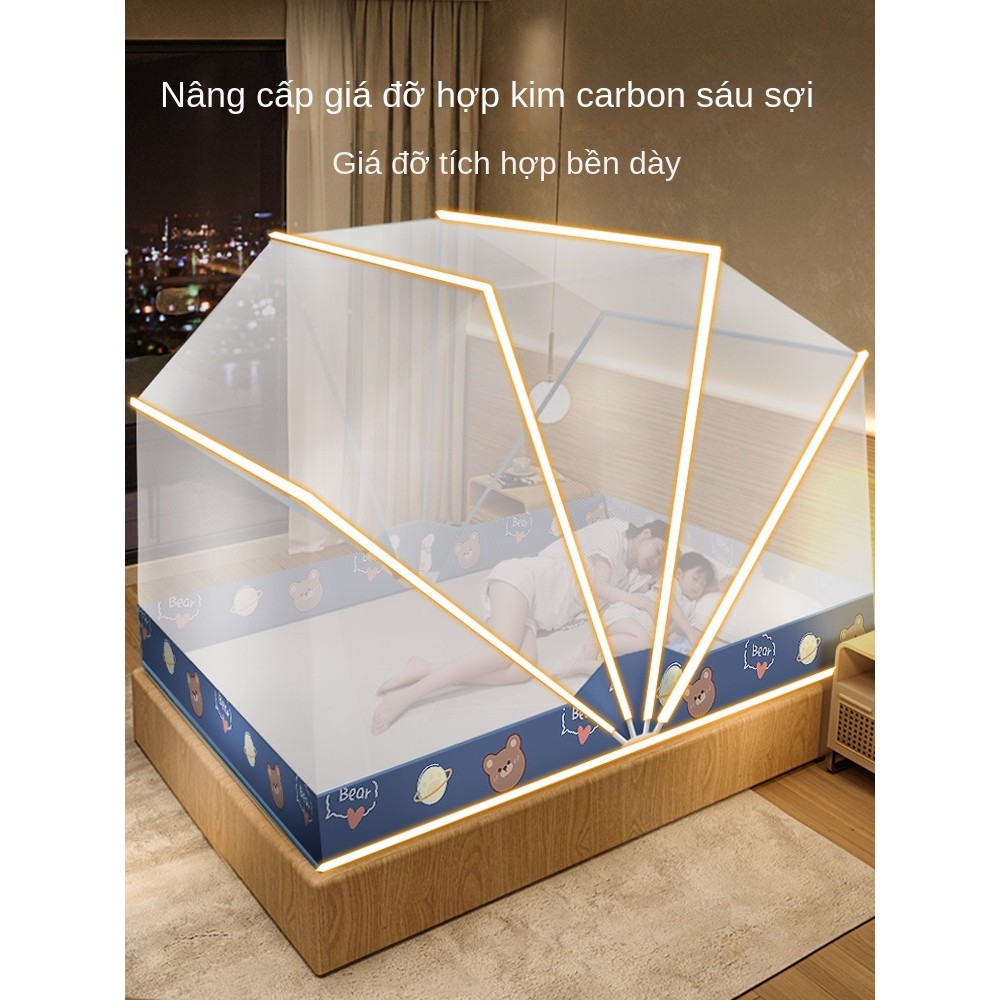 Màn mùng xếp thông minh mẫu mới nâng cấp 2025 Chống muỗi toàn diện  hiệu quả , mùng xếp gọn