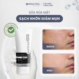  Sữa rửa mặt cho nam giới sáng da sạch sâu 5MINUTES White Extreme - 100g 