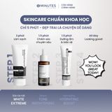  Sữa rửa mặt cho nam giới sáng da sạch sâu 5MINUTES White Extreme - 100g 