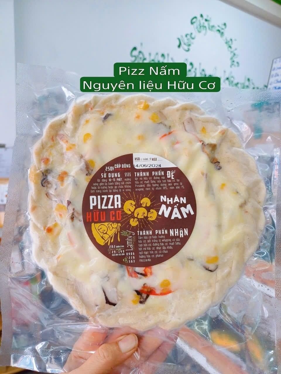 Bánh Pizza Nhân Nấm
