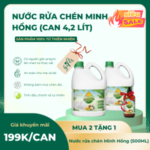  Nước Rửa Chén Sinh Học Minh Hồng 4.2 Lít 