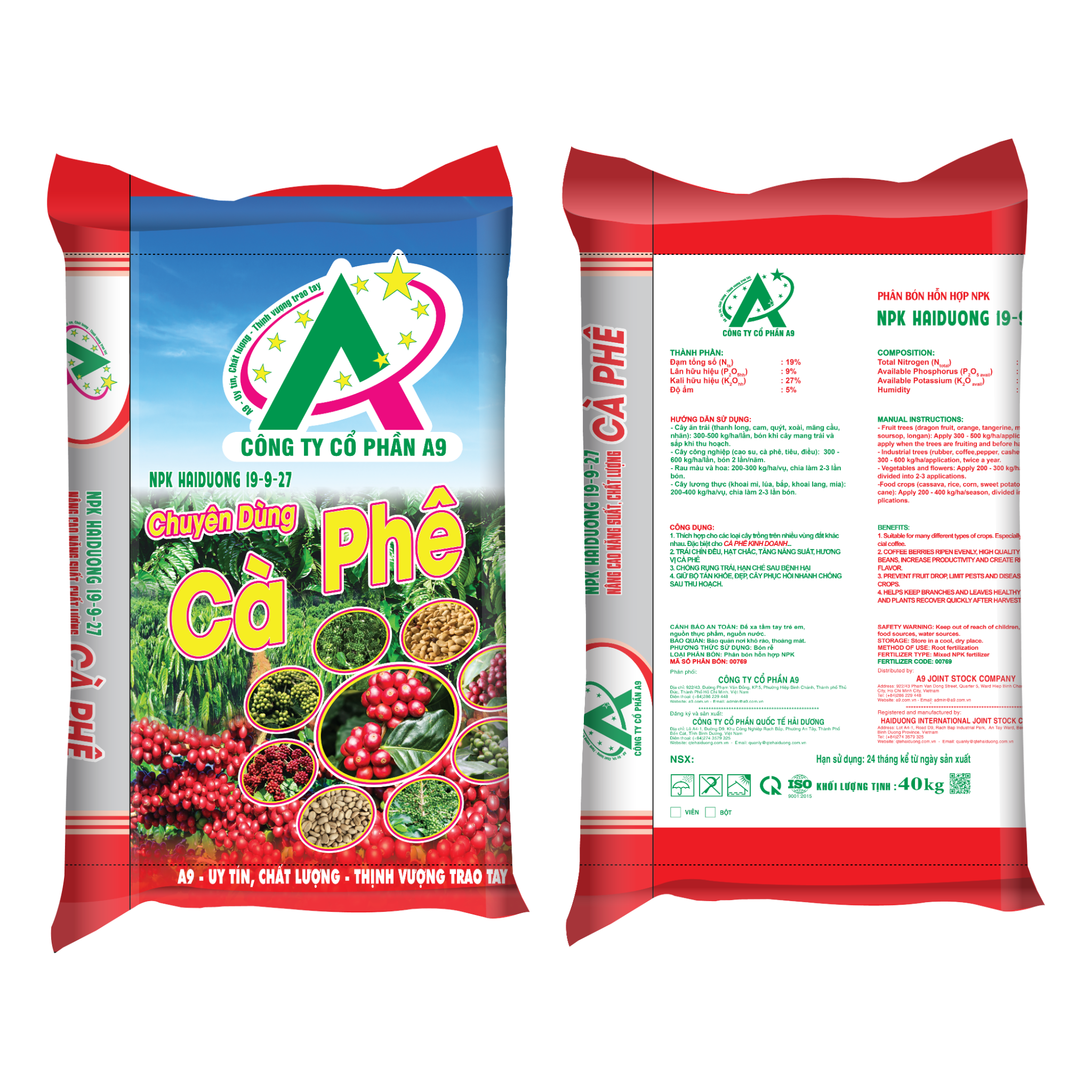  NPK 19-9-27 CD Cà Phê 