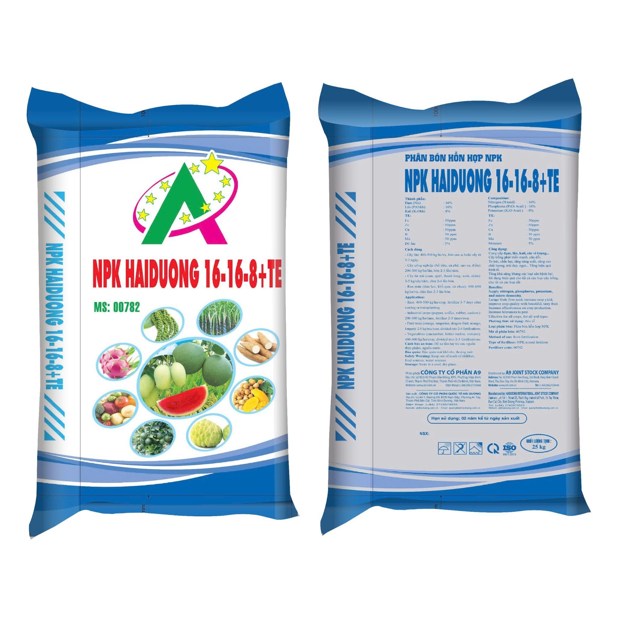 NPK HaiDuong 16-16-8+TE (CAT) 
