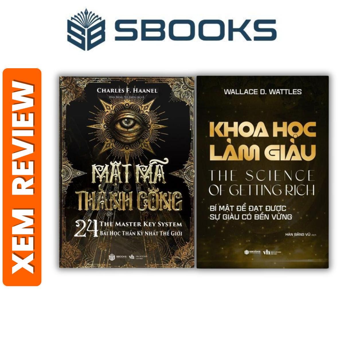  Sách- Combo 2 Cuốn : Mật Mã Thành Công + Khoa Học Làm Giàu - SBOOKS 