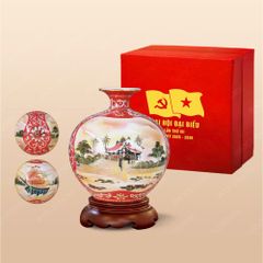 Quà tặng Đại hội Đảng - Quả hút lộc nhị cảnh H25
