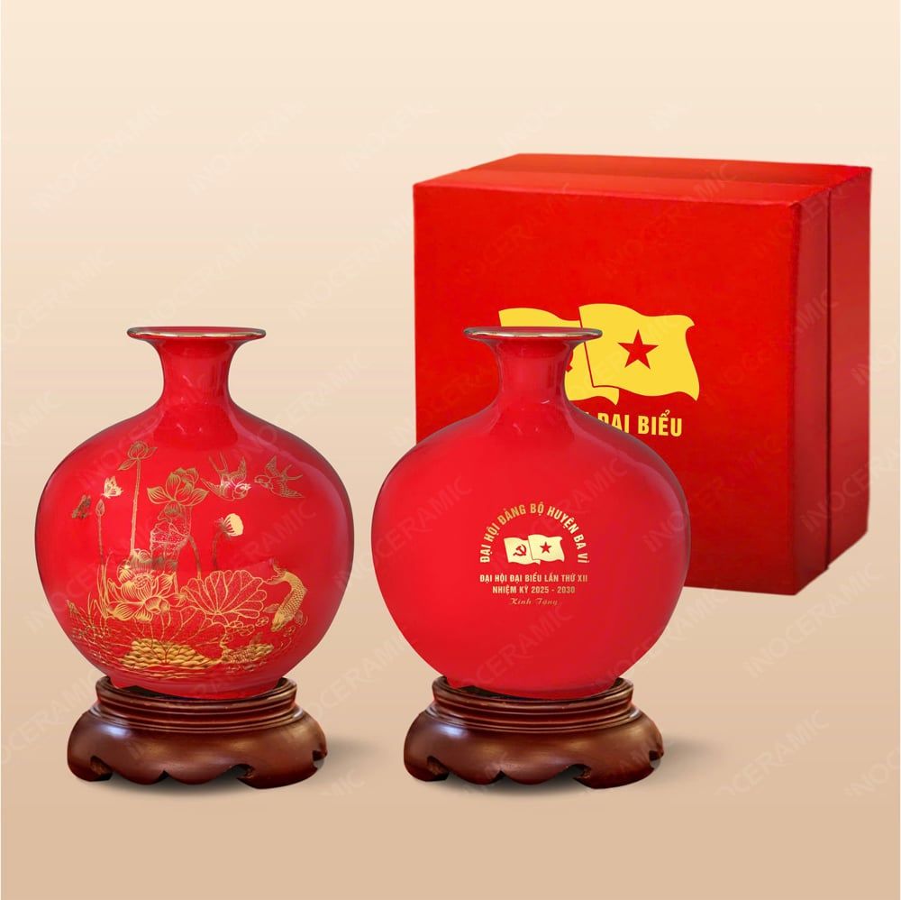 Quà tặng Đại hội Đảng - Quả hút lộc sen chép