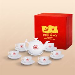Quà tặng Đại hội Đảng - Bộ ấm trà Trăng Khuyết