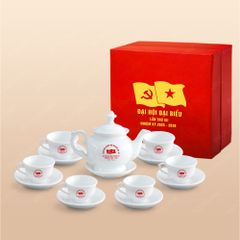 Quà tặng Đại hội Đảng - Bộ ấm trà Đài Các