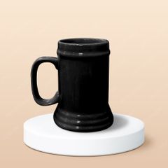 Cốc bia sứ đế dày in logo