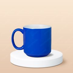 Ly sứ trụ lùn men bóng in logo