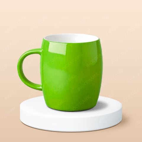 Ly sứ trứng đại in logo