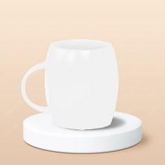 Ly sứ trứng đại in logo