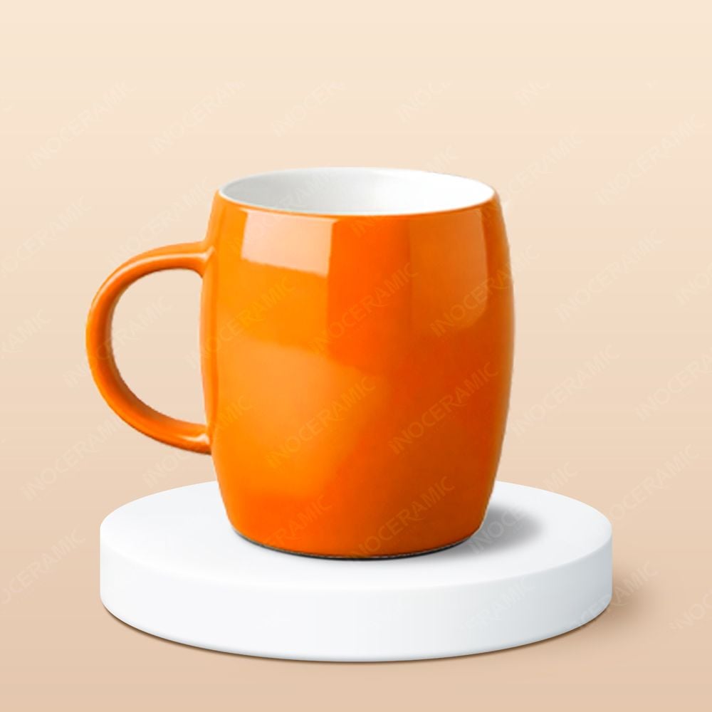 Ly sứ trứng đại in logo